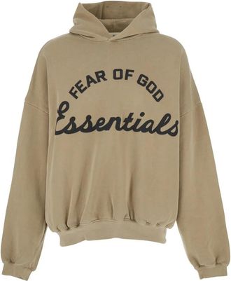 Fear of God Training 90s Hoodie - Heren - Hoodies - Beige - L - Katoen - Hoodies & sweatvesten