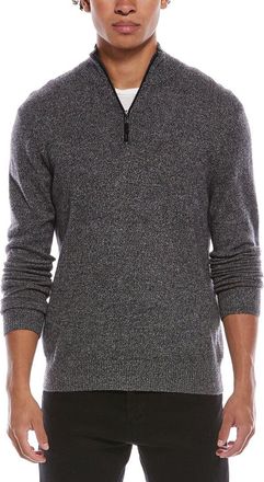 Quinn Basic 1/4 Zip Cashmere Mock Neck Sweater