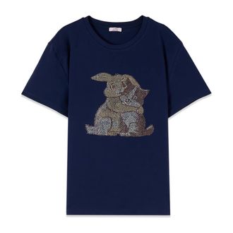 Oltre Donna, Top, Blu, 2Xl, new