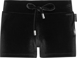 Philipp Plein Jogging Shorts Gothic - Dames - Bermuda - Zwart - XS - Polyester - Korte Broeken