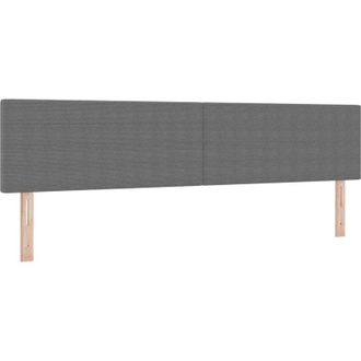 vidaXL vidaXL LED Headboard Simple Design Light Grey 100 cm Corduroy Fabric