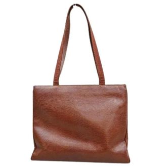 Ferragamo Pre-owned Tote Bags, female, Brown, Size: ONE SIZE Pre-owned Vara shoulder Bag