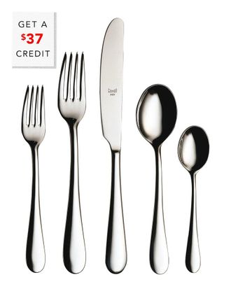 Mepra 20Pc Flatware Set With $37 Credit