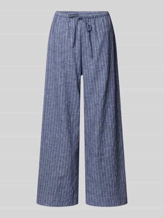 Neo Noir Neo Noir Wide Leg Hose mit Tunnelzug Modell HEIFA in Blau, Gr&ouml;&szlig;e 34