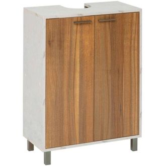 5five Simply Smart Come Mueble Bajo De 2 Puertas Efecto Madera Y M&aacute;rmol - 5five