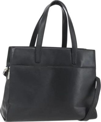 Loewe Pre-owned Leren Tote - Dames - Vintage Handtas - Zwart - ONE Size - Leer - Vintage