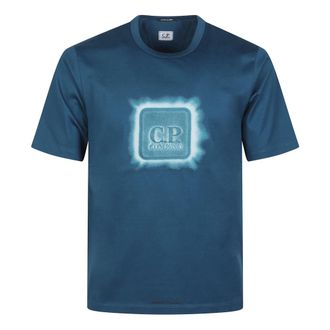 C.P. Company T-Shirts, male, Blue, Size: XL Metropolis T-shirt