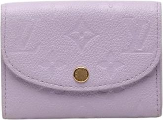 Louis Vuitton Pre-owned Monogram Empreinte Portemonnee - Dames - Vintage Accessoires - Paars - ONE Size - Leer - Vintage
