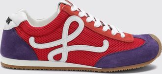Loewe Ballet Runner 2.0 Suede and Mesh Low-Top Sneakers with Logo