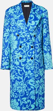 Dries Van Noten Rosea printed coat
