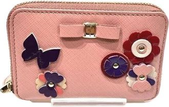 Ferragamo Pre-owned Wallets, female, Pink, Size: ONE SIZE Pre-owned Leather Wallet