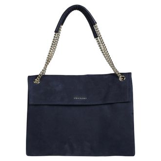 Orciani Dames, Tassen, Blauw, Maat: ONE Size Leer