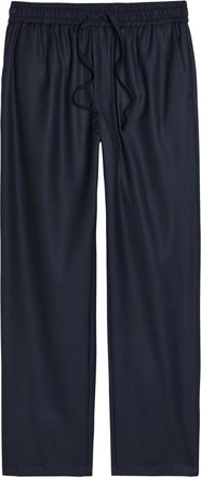 Dolce & Gabbana Drawstring Straight-leg Wool Trousers - Black - 52 (IT52 / XL)