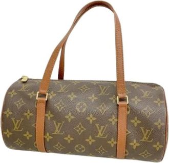 Louis Vuitton Borsa Vintage Pre-owned in Tela - - Pre-owned - Donna - Marrone - ONE SIZE