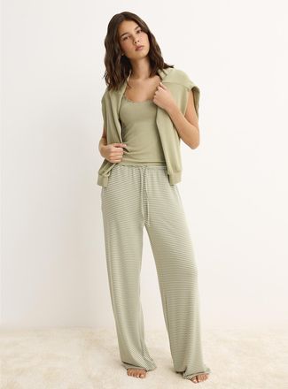 Twik Womens Soothing tones knit lounge pant