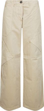 Pinko Haiku High-Waisted Wide-Leg Gabardine Pants