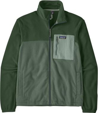 Patagonia Micro D Patch Pocket Jacket Fleecepullover f&uuml;r Herren | gr&uuml;n/oliv