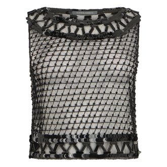 Alberta Ferretti Mujer, Camisetas, Negro, Talla: S