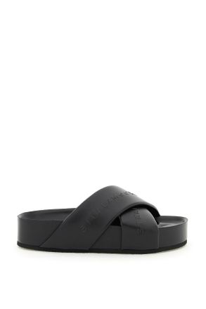 Stella McCartney Padded Faux Leather Slides