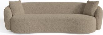 Sia Home Sof&aacute; de tejido boucl&eacute; beige