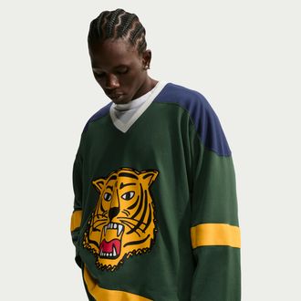 Nike Mens Nike Sportswear Club Hockey Jersey in Green | IV4850-323