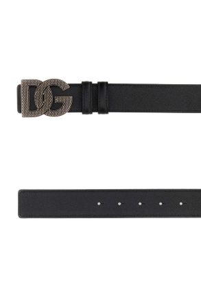 Dolce & Gabbana Bc4943ag651 8b956 Neronero Vitello Cinture Belt