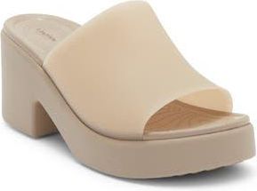 Crocs Brooklyn Platform Slide Sandal in Taupe at Nordstrom Rack, Size 10