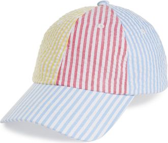 Club Room Mens Striped Baseball Hat