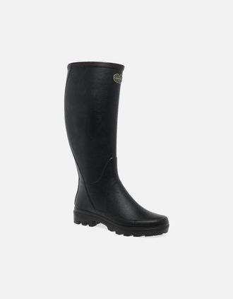 Le Chameau Womens Giverny Womens Wellingtons - Black - Size: 6