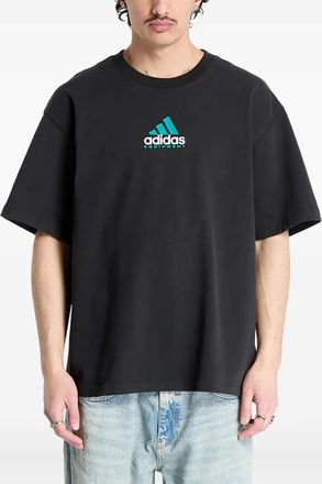 adidas Equipment logo T-shirt - men - Cotton - L - Black