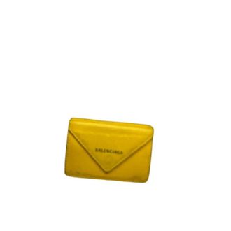 Balenciaga Portafoglio in Tela Pre-owned - - Pre-owned - Donna - Giallo - ONE SIZE