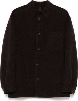 Hev&ograve; Giacca-camicia Bari D - Marrone