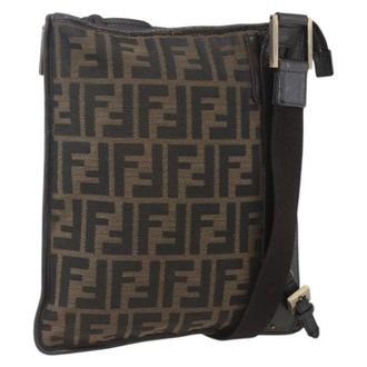 Fendi Borsa a tracolla in tela Pre-owned - - Pre-owned - Donna - Marrone - ONE SIZE