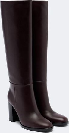 Gianvito Rossi Santiago leather knee-high boots