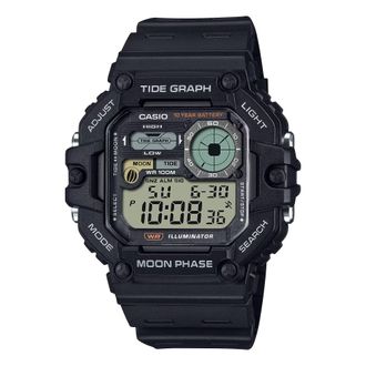 Casio Mens Digital Watch with Black Resin Band - WS-1700H-1AVCF-EW