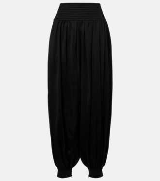 Alaia Wool-blend balloon pants