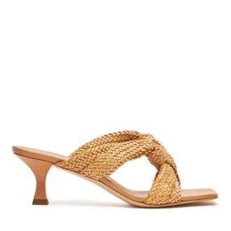 Casadei Hohe Schuhe - Braided Beigepumps - Gr. 36 (EU) - in Beige - f&uuml;r Damen