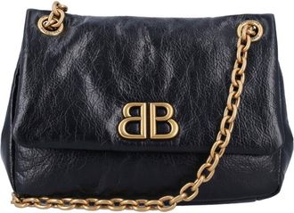 Balenciaga Black Monaco Mini Shoulder Bag