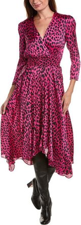 Maje Surplice Midi Dress