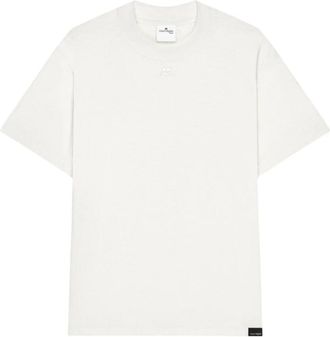 Courr&egrave;ges Oversize T-Shirt - Dames - T-shirts - Wit - L - Katoen - Tops