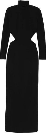 Solace London Wilma Maxi Jurk - Dames - Maxi kleedjes - Zwart - XS - Polyester - Kleedjes