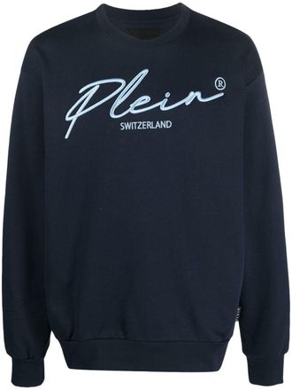 Philipp Plein Sweater met logo - Blauw