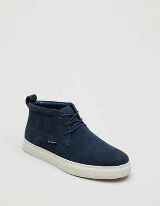 Ben Sherman Mens Ben Sherman Parkway Suede Mens Navy Boots - Blue - Size: 11