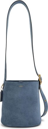 Coach Bleeker 21 Suede Bucket bag - Denim - One Size