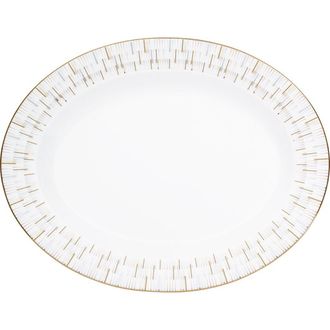 Prouna Luminous 16 Inch Oval Platter in White at Nordstrom