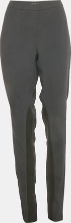 Emporio Armani Blue Crepe Trousers