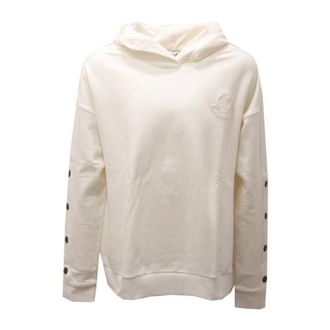 Moncler Logo Sweatshirt - male - Moncler - Kids Sweatshirts - White - 12 Y - Kids