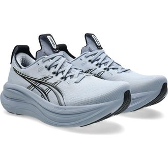 Asics GEL-NIMBUS 28 Running Shoe in Grey Blue/Black at Nordstrom, Size 11.5