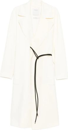 Sportmax Cappotto con nodo - Toni neutri