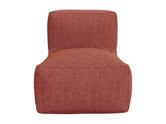 VENTE-UNIQUE.COM Sill&oacute;n de jard&iacute;n olefina terracota